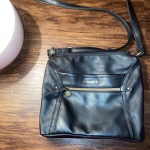 Rosetti Elegant Black Crossbody Bag